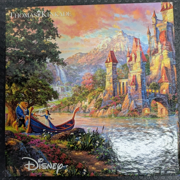 4 Puzzles Ravensburger Disney Thomas Kincaid Beauty and The Beast Evil Queen - Picture 4 of 5